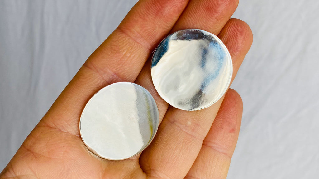 Dots Sterling Silver Earrings.