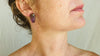 Skully Amethyst Earrings - Aadya Bazaar
