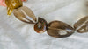 Ammonite, Smoky Quartz & Yellow Opal Necklace. Long