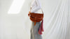 Leather Bag. Adjustable Strap. Zinacantan Tassels - Aadya Bazaar
