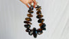 Huge Graduated Amber Necklace. Faceted. Mexican Amber. Dramatic and Gorgeous!
