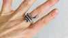 Hmong Silver Snake Ring. Adjustable