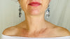Oaxaca Silver Earrings. La Mano. Hand. Mexico. Frida Kahlo 0213