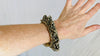 Vintage Tribal Bangle. Brass Kuchi.