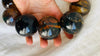Huge Amber Beaded Necklace. Graduated Spheres. Dramatic and Gorgeous! - Aadya Bazaar