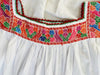 Hand-Embroidered Nahua Blouse. Puebla, Mexico. Up to Size M - Aadya Bazaar