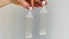 Long Silver Hmong Dangle Earrings. 0123