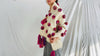 Wool Shawl. Pom Poms & Tassels. Mayan. Chamula. Mexico - Aadya Bazaar