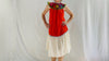 Mexican Embroidered Dress. Chiapas. Eyelete XS-M