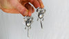 Taxco Love Bird Earrings. Sterling Silver. Mexico. Frida Kahlo