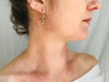 Vintage Oaxacan Gold Filigree Earrings With Pearls. 10k. Mexico. Frida Kahlo - Aadya Bazaar