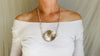 Huge Natural Quartz & Silver Pendant Necklace. Atelier Aadya. Medicine Necklace.