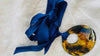 Huge Amber Pendant on a Silk Satin Ribbon