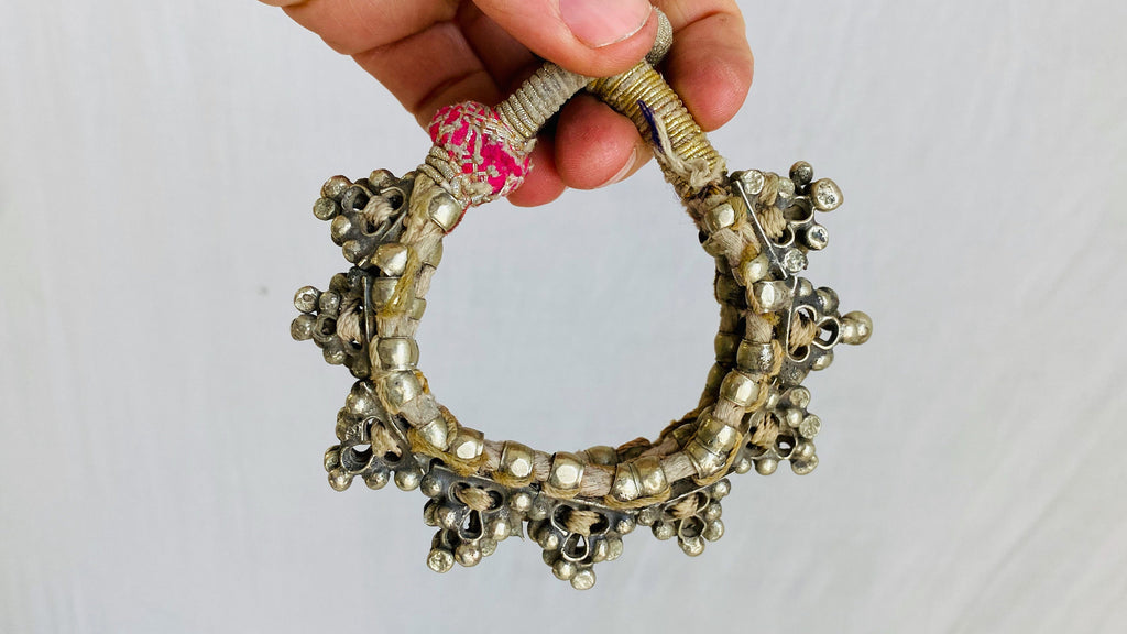 Vintage Tribal Bangle. Brass Kuchi.