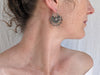 Mazahua Bird Earrings. IRREGULAR. Sterling Silver. Mexico. Frida Kahlo
