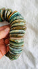 Mayan Guatemalita Jade Graduated Disks Choker Necklace. Guatemalan. - Aadya Bazaar