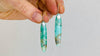 Chrysocolla and Sterling Silver Earrings. Atelier Aadya. 1237