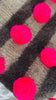 Wool Shawl. Pom Poms & Tassels. Mayan. Chamula. Mexico - Aadya Bazaar