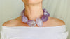 Amethyst & Silver Necklace. Sterling Silver.