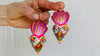 Alebrije Heart Earrings. Sterling Silver. Atelier Aadya - Aadya Bazaar
