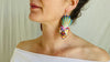 Alebrije Heart Earrings. Sterling Silver. Atelier Aadya - Aadya Bazaar