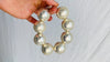 Fine Silver Spheres Bracelet. Chunky. Gorgeous