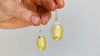 Amber & Silver Earrings. Sterling Silver. 0289