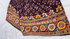 Vintage Rabari Long Embroidered Skirt. Hand Embroidered. 0489