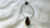 Large Amber Pendant on a Leather Cord
