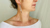Old Afghan Silver Earrings. 0214
