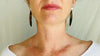 Amber Heart & Sterling Silver Earrings. Atelier Aadya. 0116