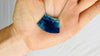 Chrysocolla and Sterling Silver Necklace. - Aadya Bazaar