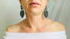 Vintage Oaxacan Filigree Earrings With Pearl. Sterling Silver. Mexico. Frida Kahlo - Aadya Bazaar
