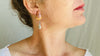 Picasso Jasper Earrings. Monte Alban Bells Sterling Silver. 0409