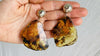 Taxco Sterling & Amber Drop Earrings. 0166