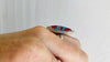 Hmong Silk Embroidered Ring. Adjustable