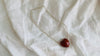 Heart Pendant Silver Chain. Red Jasper & Fine Silver.