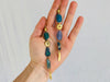 Ancient Roman Glass & Brass Earrings. - Aadya Bazaar