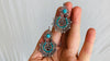 Oaxacan Filigree Earrings. Turquoise. Sterling Silver. Mexico. Frida Kahlo