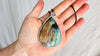 Labradorite and Silver Pendant Necklace. 1300