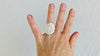 Silver Swirly Ring. Size 7.