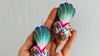 Alebrije Heart Earrings. Sterling Silver. Atelier Aadya - Aadya Bazaar