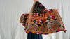Vintage Rabari Wool Shawl & Throw. Mirror work. Embroidered 0186