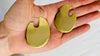 Flat Hoop Earrings. 24 kt Gold Plated Sterling Silver. Atelier Aadya - Aadya Bazaar