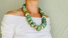 Mayan Guatemalita Jade Graduated Choker Necklace. Guatemalan.