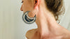 Oaxacan Filigree Earrings.Sterling Silver. Mexico. Frida Kahlo