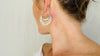 Oaxacan Earrings. Pearl & Silver. Frida Kahlo