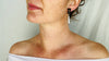 Amber Post Earrings. Sterling Silver. Atelier Aadya