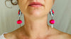 Alebrije Heart and Pompom Earrings. Sterling Silver. Atelier Aadya