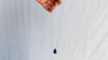 Lapis Pendant on Sterling Chain. Silver Necklace.